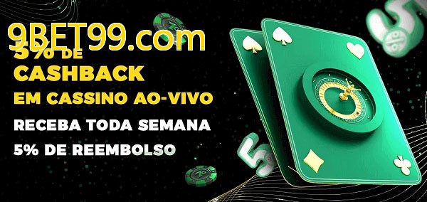 Promoções do cassino ao Vivo 9BET99.com